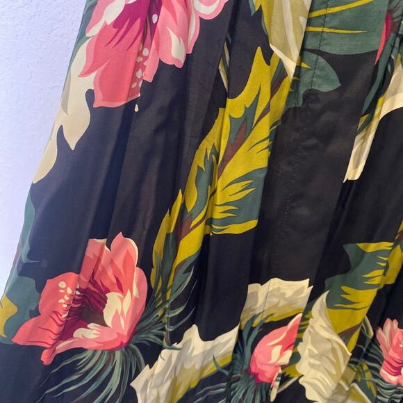 Carol Anderson Vintage Floral Shawl Collar Button Down 1980s Dress Sz Sm - Picture 6 of 15